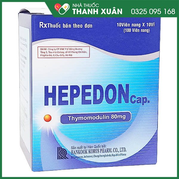 Thuốc Hepedon 80mg giúp tăng cường miễn dịch